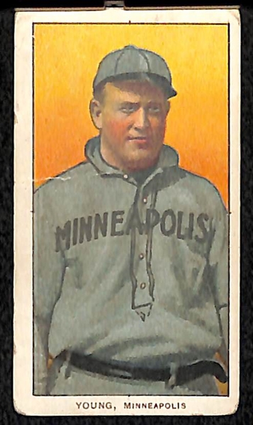 1909 T206 Irv Young - Sweet Caporal Back